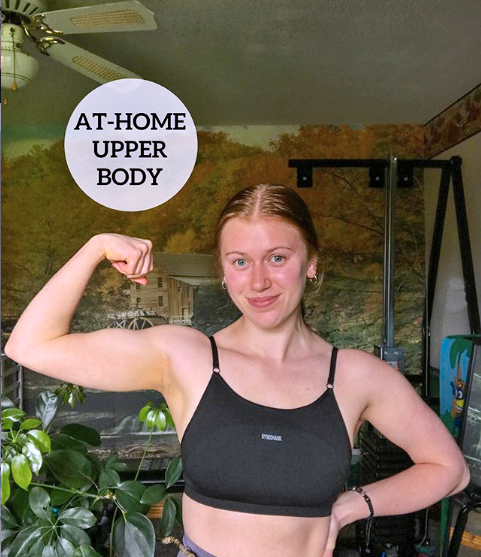 lady working out at home during covid-19
